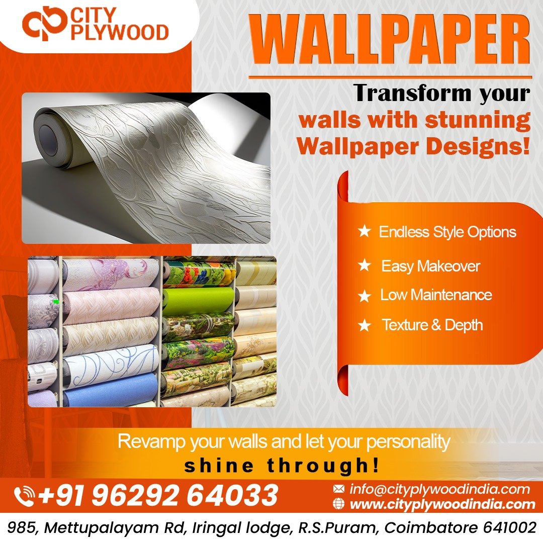 Decorative Wallpaper Supplier in Coimbatore - City Plywood Decorative Wallpaper Supplier in Coimbatore - City Plywood
